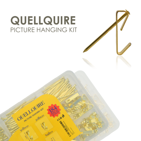 QUELLQUIRE 184-Pieces Picture Hanging Kit